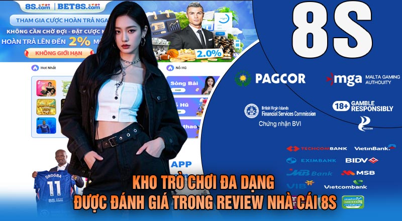 Kho Trò Chơi Đa Dạng Được Đánh Giá Trong Review Nhà Cái 8S
