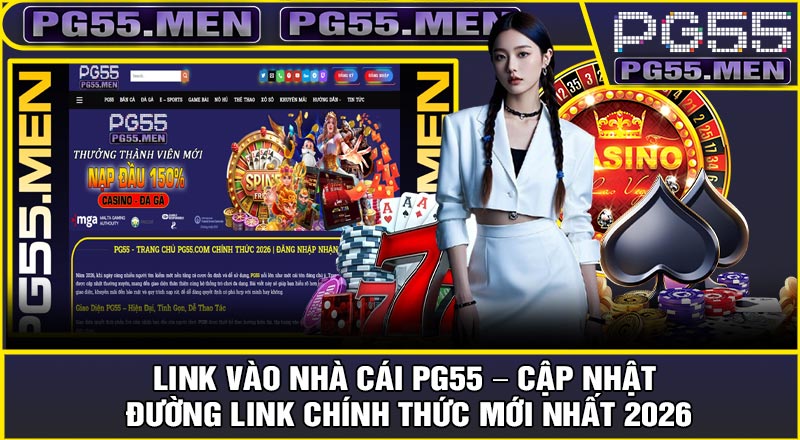 LINK Vào Nhà Cái PG55 – Cập Nhật Đường Link Chính Thức Mới Nhất 2026